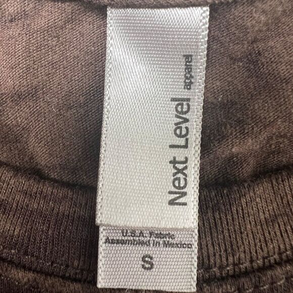 Vintage Y2K Brown Indie Fairy Grunge Short Sleeve Fitted Graphic T-Shirt / S - Picture 5 of 6